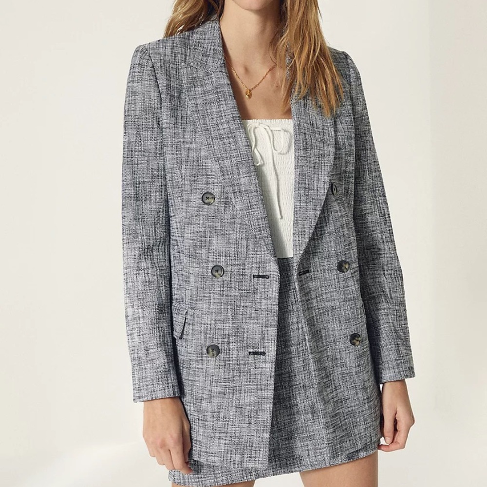 Aritzia Wilfred tweed blazer XXS